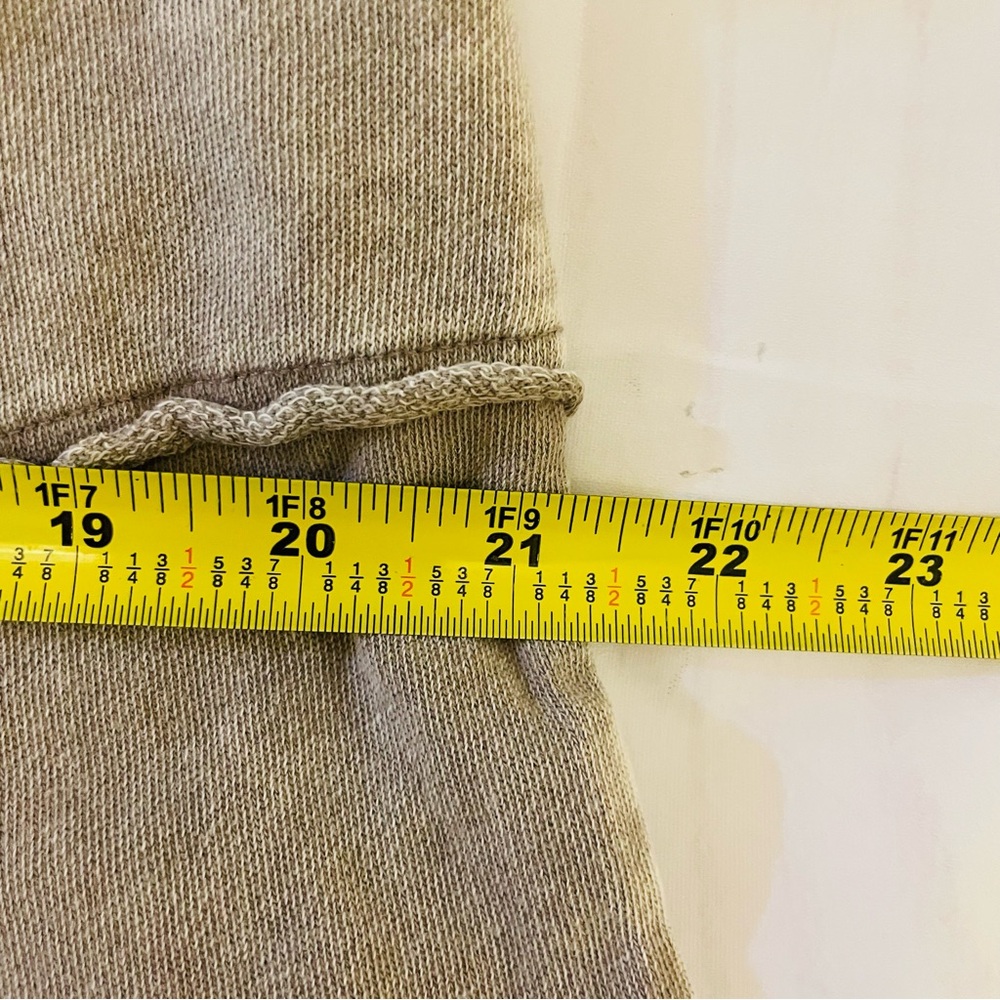 Easel Mineral Wash Mushroom Palazzo Pants S - Picture 9 of 16
